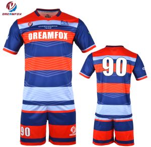 Kina Custom Sublimation Soccer Jersey Factory Fotbollströja Fotbollströja Design