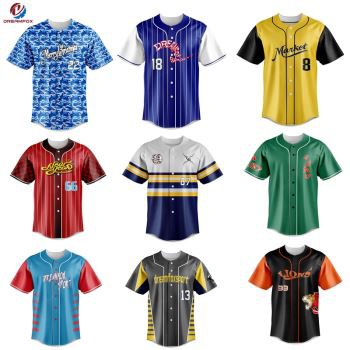 Anpassad sublimeras Baseball tröja som din Design